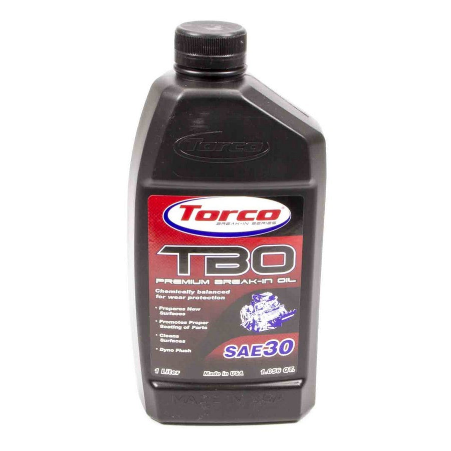 Torco TBO BreakIn Motor Oil ZDDP 30W Conventional 1 L Pit Stop USA