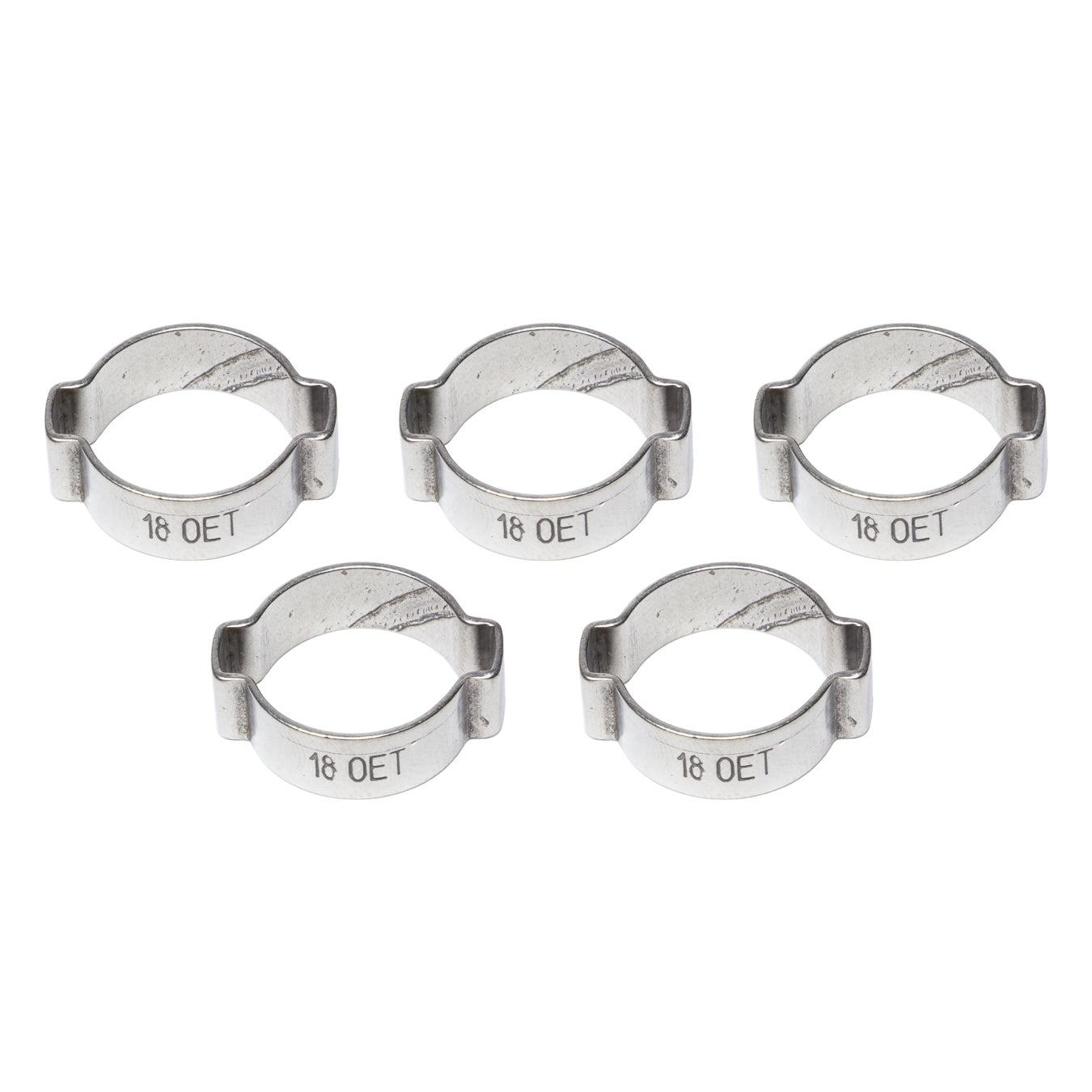 Earl's 171003 Cushion Hose Clamp Set - 10 Pack For 3/16" OD Tubing/Hose, Aluminum