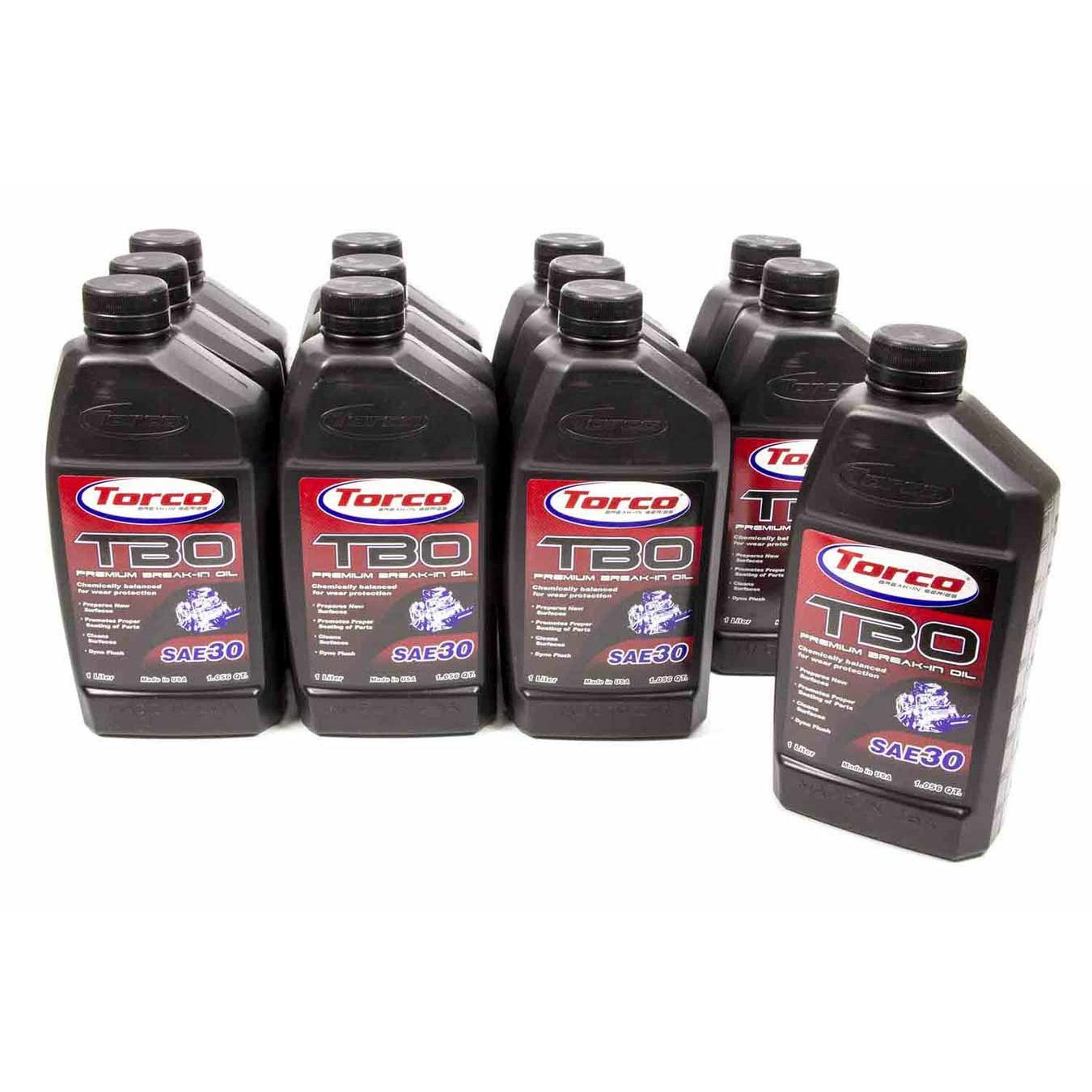 Torco TBO BreakIn Motor Oil ZDDP 30W Conventional 1 L Pit Stop USA