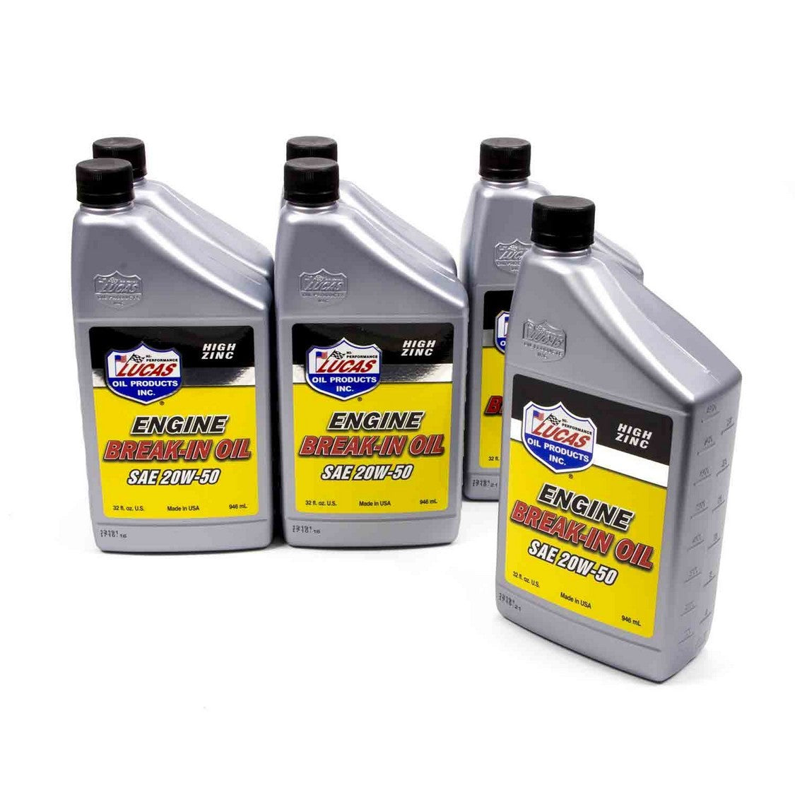 Lucas Oil Products BreakIn Motor Oil ZDDP 20W50 Conventional 1 qt