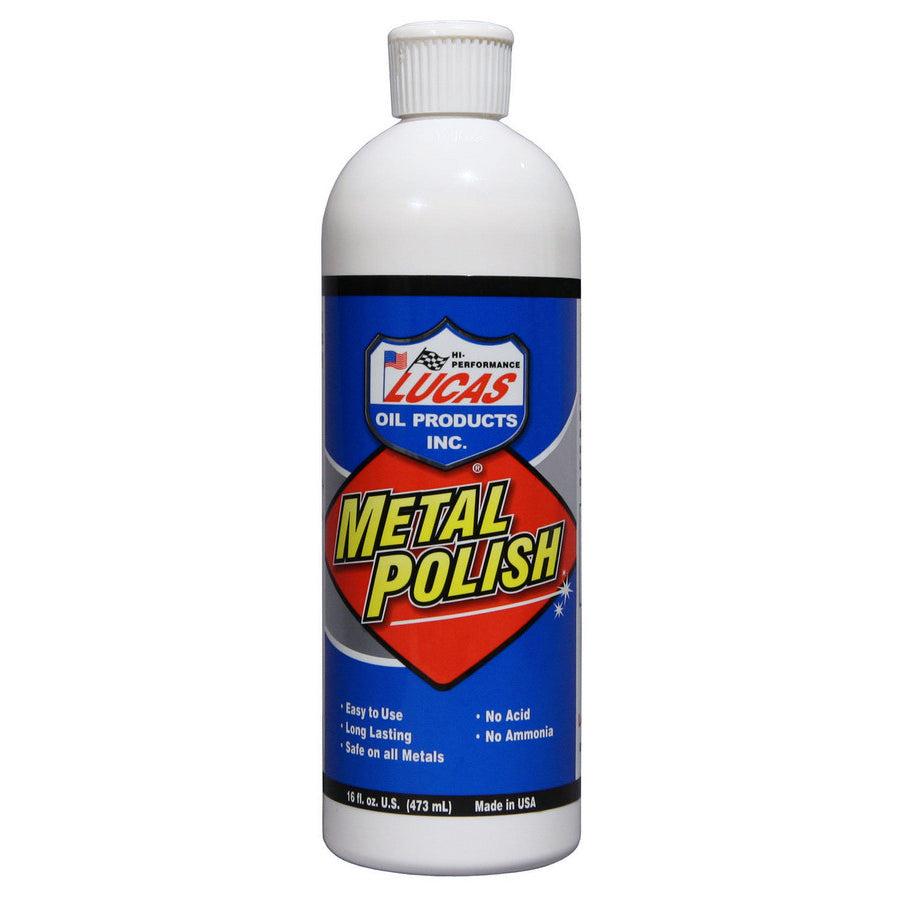 Lucas Oil Products 10155 Lucas Metal Polish 16 oz. Bottle Pit