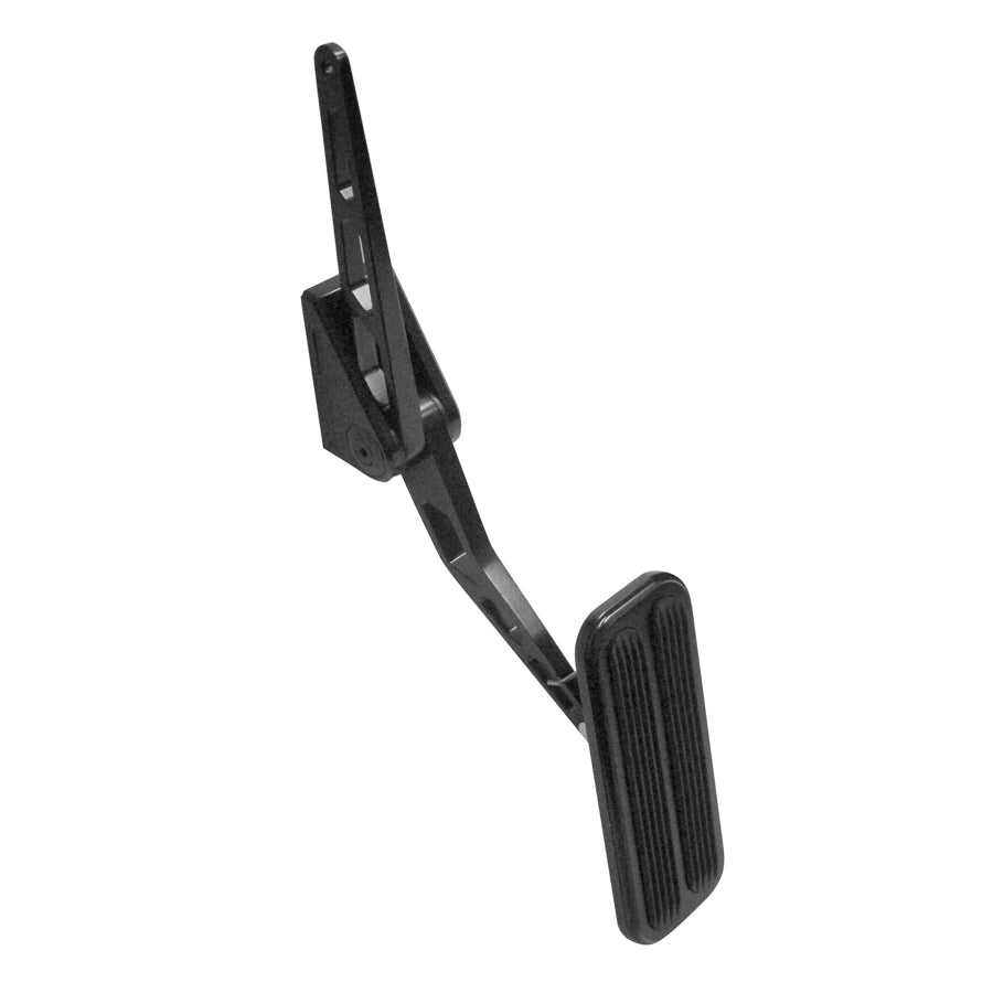 thumbnail image 2 of Gearhaed Black Street Rod Eliminator Floor Mount Gas Pedal + 36" Black Cable 2 of 4