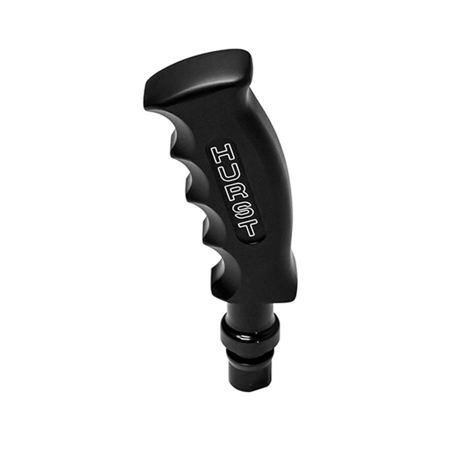 Gray Pistol Grip Shift Knob – 5/6 Speed Manual Shifter Lever Handle (Universal, 16mm Inner Diameter)