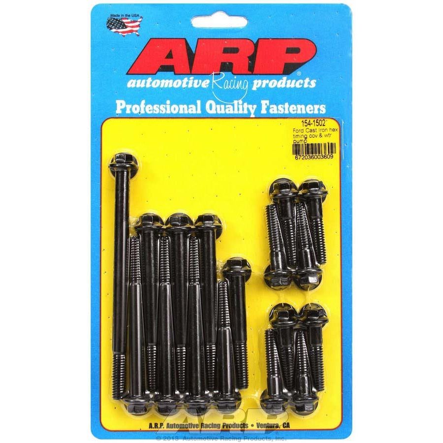 ARP 154-1502 Timing Cover and Water Pump Bolt Kit – Pit Stop USA