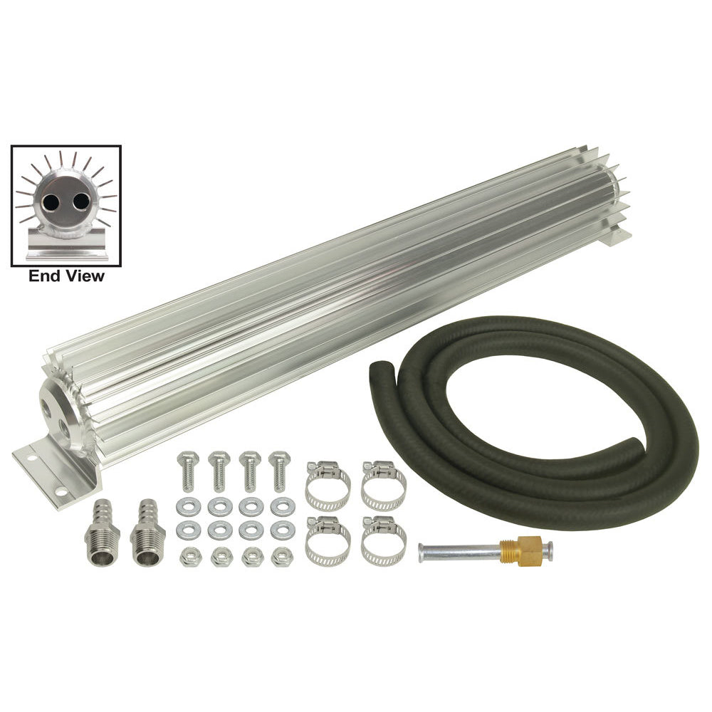 Derale 2 Pass 18" Heat Sink Transmission Cooler Kit 13265 Pit Stop USA