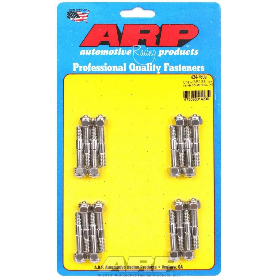 ARP Stainless Steel Valve Cover Stud Kit 6 Point (16) 4347609 Pit