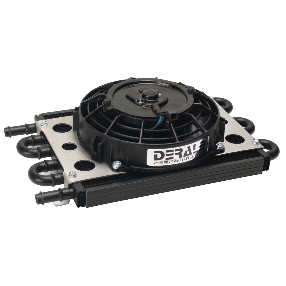 Derale 13700 Remote Fluid Cooler - Universal Transmission Cooler, 14.5