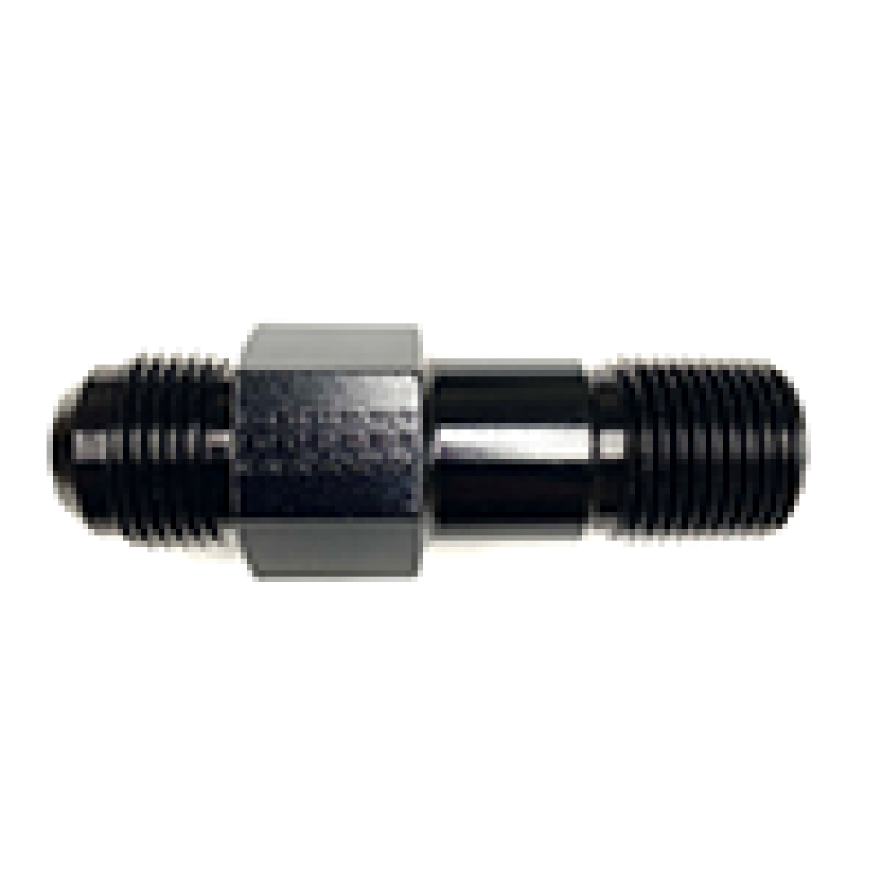 Fragola 491949BL -8 AN Male To 5/8-18 Inverted Flare Fitting - Black Aluminum, Made In USA 10 thumbnail image