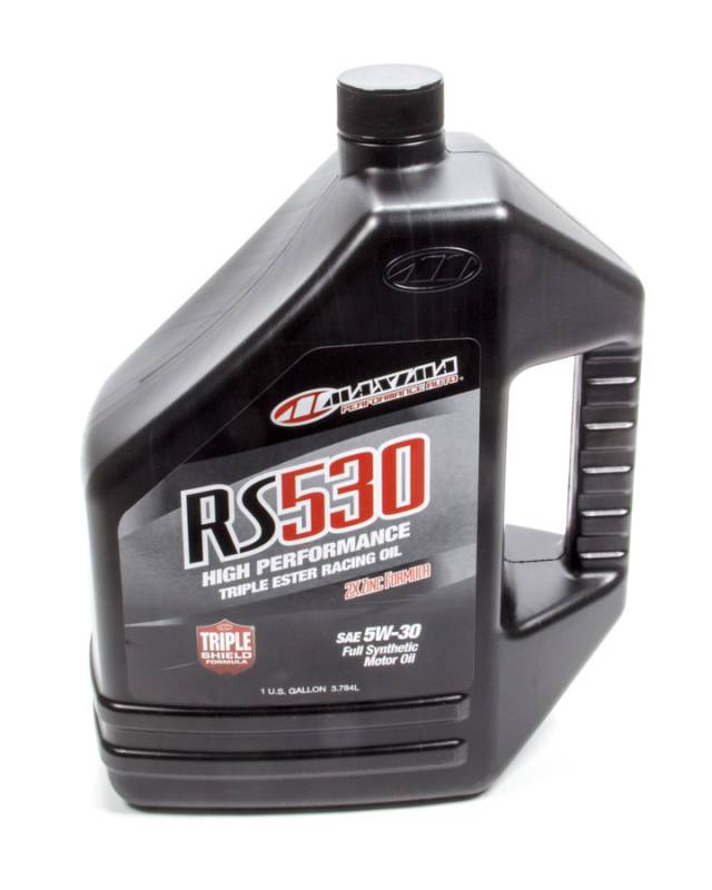 Maxima Racing Oils RS530 Motor Oil ZDDP 5W30 Synthetic 1 gal Pit