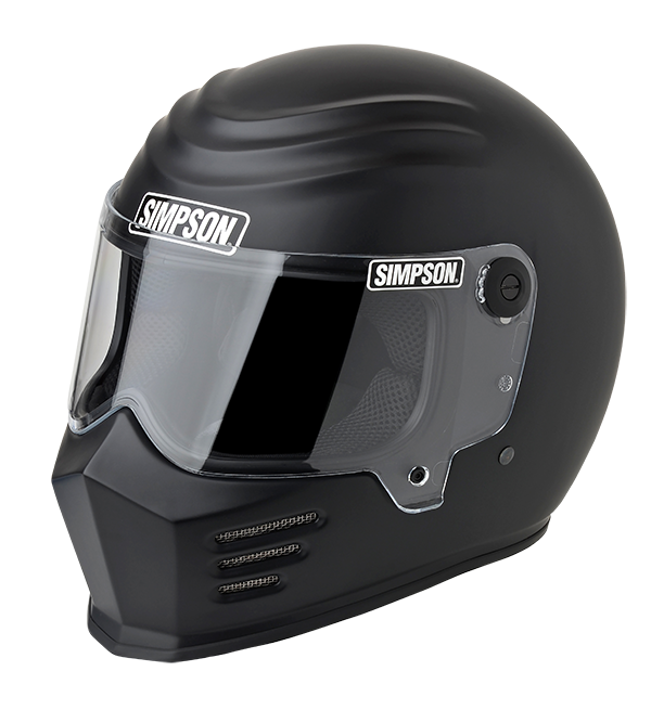 black simpson football helmet Street Bandit motorcycles create a unique bond between rider and machine SIMPSON SA2015 BANDIT RACING HELMET