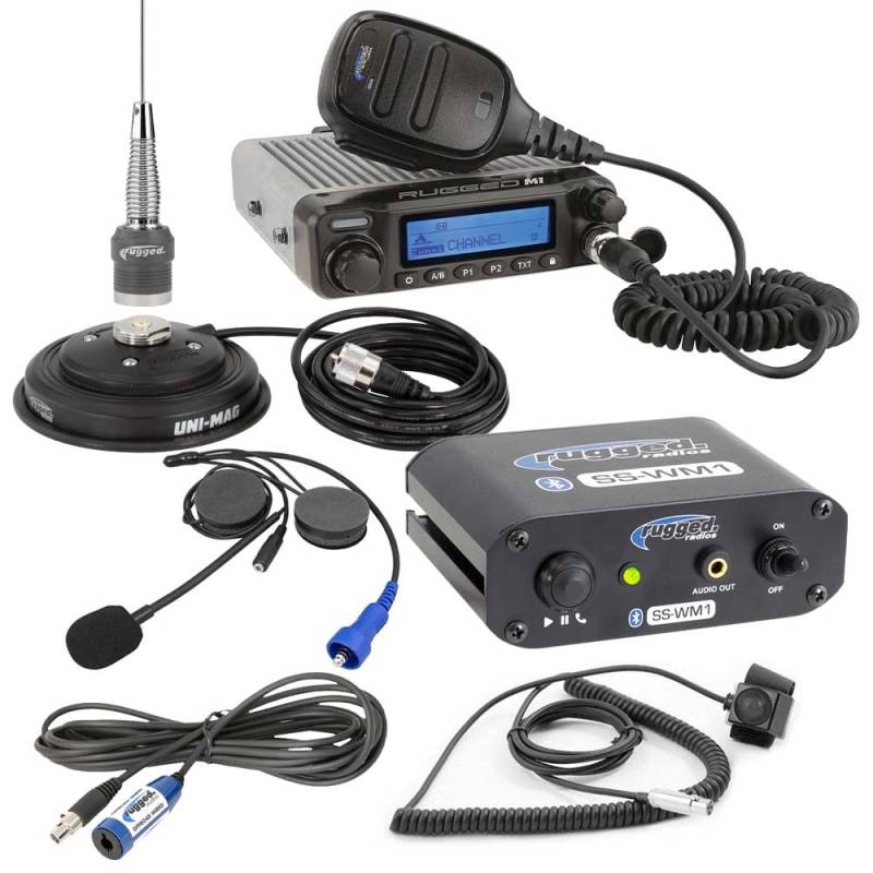 Rugged SSWM1 Single Seat Kit Digital Radio BehindtheHead H42