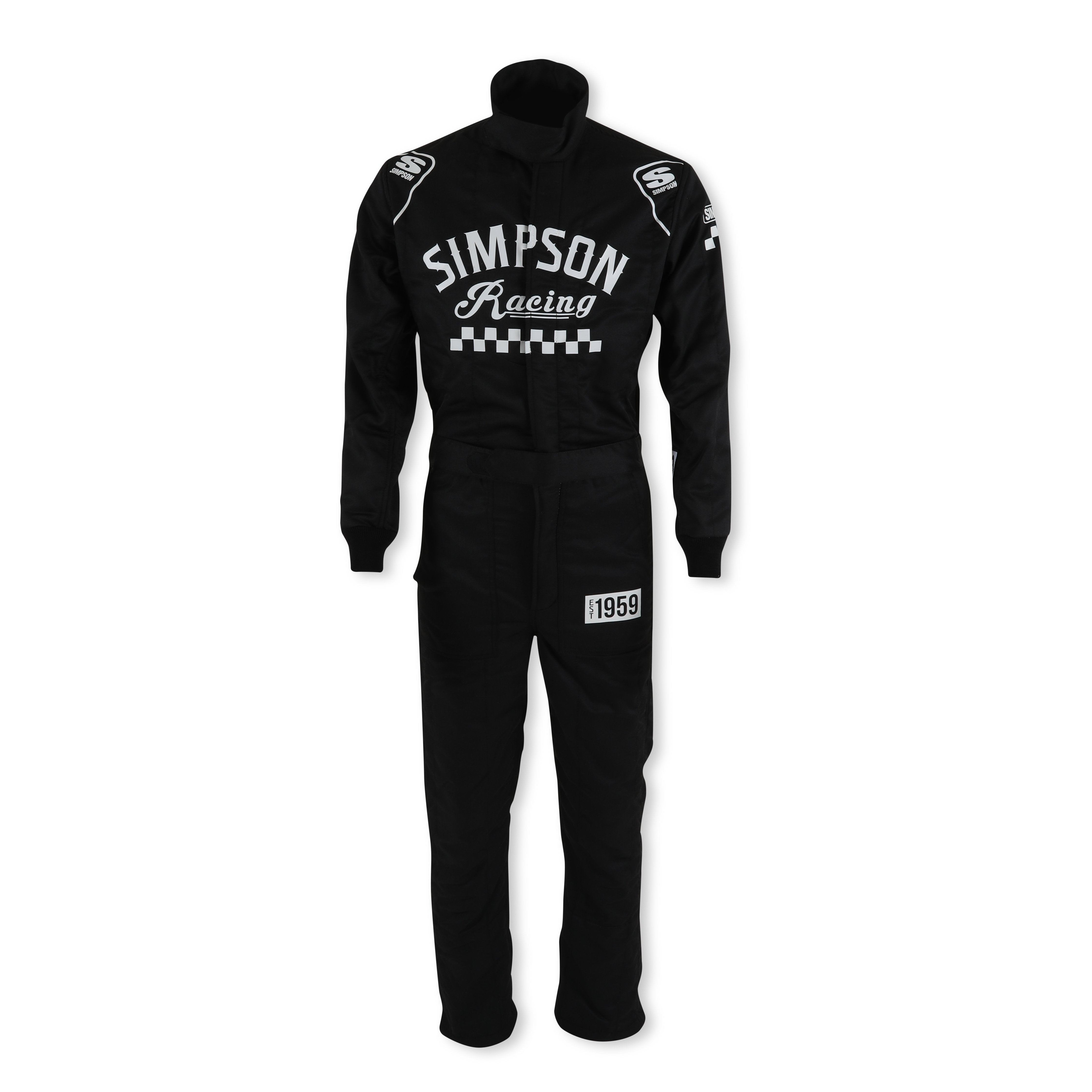 Simpson CK02121 Simpson Checkers Suit - Black – Pit Stop USA