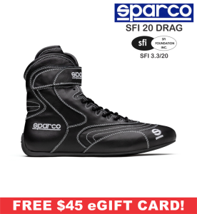 Sparco Racing Shoes - Sparco SFI 20 Drag Racing Shoe - $469