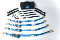 Mac's Custom Tie-Downs - Mac's Pro Pack with 24" Axle Straps (8 Foot) and Direct Hook Ratchet