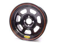 Bassett Racing Wheels - Bassett 14" Lightweight D-Hole Wheel - 14" x 7" - 4 x 4.25" - 3.625" BS - Black
