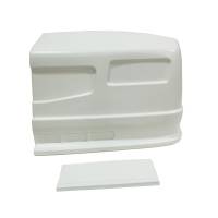 Dominator Racing Products - Dominator SS Nose w/ Lower Fender Extension - White - Left Side (Only)