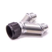 Peterson Fluid Systems - Peterson Y Manifold for Radiator Applications -12AN Male/-12AN Male/-16AN Female Swivel