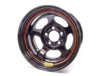 Bassett Racing Wheels - Bassett IMCA Inertia Wheel - 15" x 8" - 5 x 4.75" - Black - 2" Back Spacing - 19 lbs.