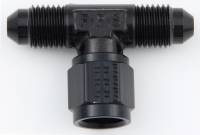 Fragola Performance Systems - Fragola -03 AN Male to -03 AN Female Swivel On Side Tee Adapter - Black