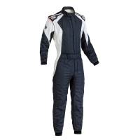 OMP Racing - OMP First Evo Suit - Black/ White - 52