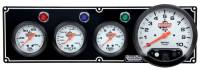 QuickCar Racing Products - QuickCar 3 Gauge Extreme Panel OP/WT/Volts