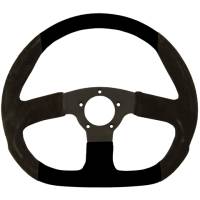 Grant Products - Grant Suede D - Shaped Steering Wheel - 13 3/4" - Black