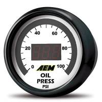 AEM Electronics - AEM Oil/Fuel Pressure Digitl Gauge 0-100 psi