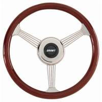 Grant Products - Grant Banjo Style Steering Wheel - 14 3/4" - Mahogany