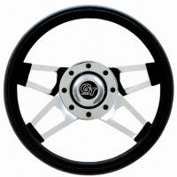 Grant Products - Grant Challenger Series Steering Wheel - 13 1/2" - Black / Chrome