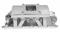 Holley Sniper - Sniper Sheet Metal Fabricated Intake Manifold - Natural - SB Chevy
