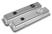Holley - Holley Muscle Series Valve Covers - SB Chevy -Polished Finish - SB Chevy