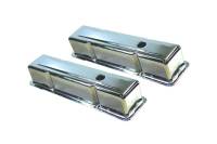 Specialty Products - Specialty Products Tall Valve Covers Baffled Breather Holes Steel - Chrome