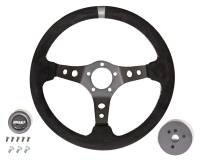 Grant Products - Grant Steering Wheels Performance and Race Steering Wheel 13-3/4" Diameter 3-Spoke Black Leather Grip