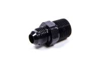 XRP - XRP Adapter Fitting Straight 6 AN Male to 3/8" NPT Male Aluminum - Black Anodize