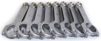 Eagle Specialty Products - Eagle H-Beam Connecting Rod - 7.100" Long - Bushed - 7/16" Cap Screws - Forged Steel - BB Chevy / Oldsmobile V8 (Set of 8)