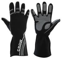 Crow Safety Gear - Crow All Star Nomex® Driving Gloves SFI-3.5 - Black - Medium