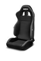 Sparco - Sparco R100 Seat - Reclining - Side Bolsters - Harness Openings - Fabric - Black/Gray