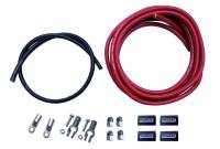Moroso Performance Products - Moroso Battery Cable Kit - Top Mount Battery Terminals - Post Adapters/Terminal Lugs/Heat Shrink Included - Copper - 15 Ft.