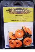 Dominator Racing Products - Dominator Hex Head Countersunk Bolt Kit - Orange (Set of 10)