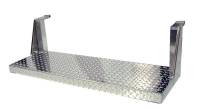 Pit Pal Products - Pit-Pal Trailer Step - 31 x 16-1/2 x 12-1/4 in - Removable - Diamond Plate - Polished