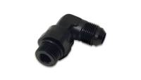 Vibrant Performance - Vibrant Performance 90 Degree 10 AN Male to 10 AN Male O-Ring Adapter - Swivel - Black