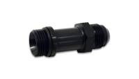 Vibrant Performance - Vibrant Performance Straight 6 AN Male to 6 AN Male O-Ring Adapter - 1-5/8 in Long - Black
