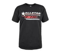 Allstar Performance - Allstar Performance T-Shirt Black w/ Red Graphic - Medium