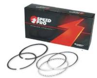Speed Pro - Speed-Pro File Fit Plasma Moly Piston Ring Set - 4.125" Bore (+.005") - Top Ring: 5/64", 2nd Ring: 5/64", Oil Ring: 3/16", Oil Tension Ring: Standard