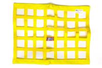 RJS Racing Equipment - RJS Ribbon Window Net - Yellow - 18" x 24"