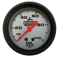 QuickCar Racing Products - QuickCar Oil Pressure Gauge - 0-100 PSI