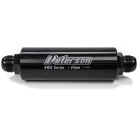 Peterson Fluid Systems - Peterson 400 Series Inline Oil Filter -16 AN Fittings - 60 Micron