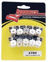 Longacre Racing Products - Longacre Adel Line Clamps - 3/16" I.D. Steel Brake Lines (Pack of 10)