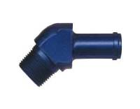 Earl's - Earl's Aluminum 45 Hose Barb to Pipe Thread Adapter - 3/8" Hose to 1/4" NPT
