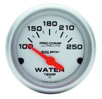 Auto Meter - Auto Meter Mini Ultra-Lite Electric Water Temperature Gauge - 2-1/16" - 100-250 F